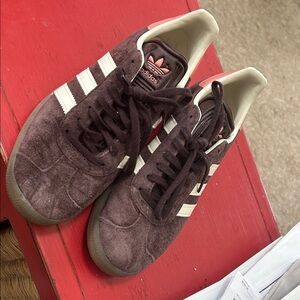 Adidas Gazelle Unisex Chocolate Suede Sneakers